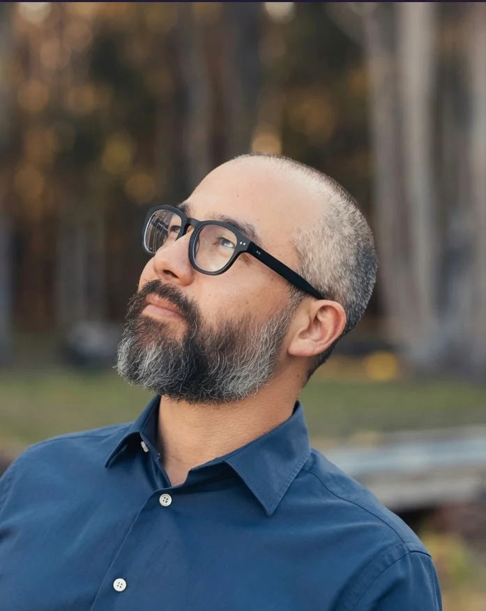 James Chong outdoors on his farm in WA's Southern Forests